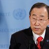 Le Secrétaire général de l'ONU Ban Ki-moon. Photo ONU/JC McIlwaine
