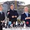 Secretary-General Ban Ki-moon (left) visits Chernobyl and addresses an event marking the 25th Anniversary of the nuclear disaster.