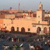 La place Djemaa el-Fna à Marrakech.