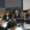 Senior UN officials attend a high-level roundtable discussion on “Democracy and Gender Equality”
