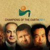 2011 Champions of the Earth (l-r) Angélique Kidjo, President Felipe Calderon, Louis Palmer, Zhang Yue, Dr. Olga Speranskaya
