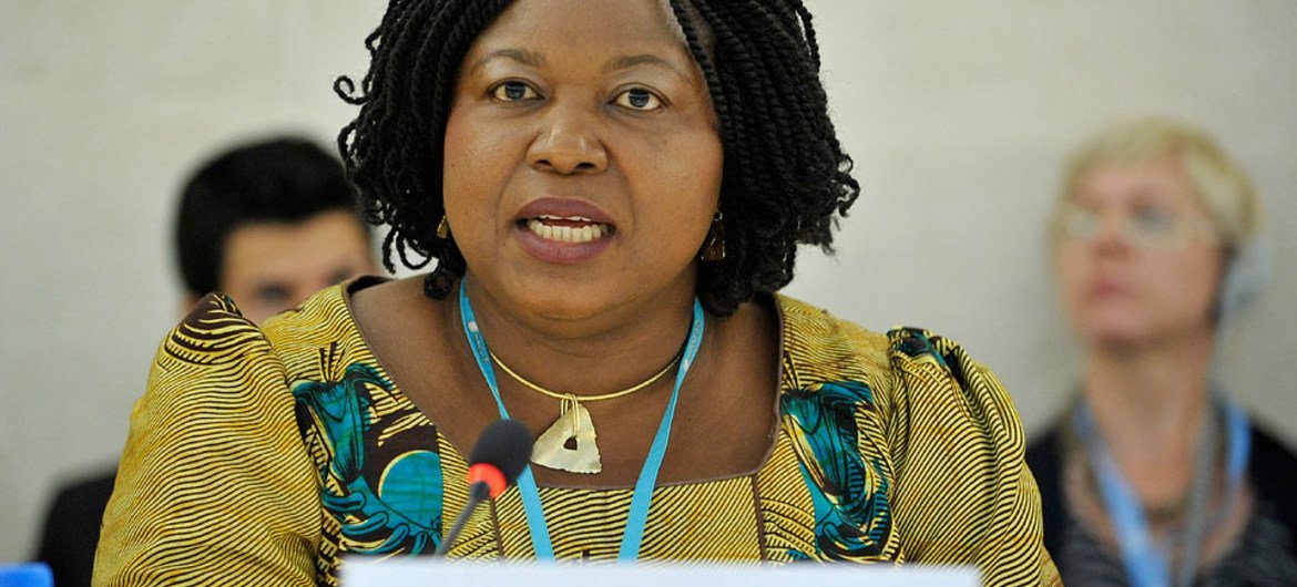 Special Rapporteur Joy Ngozi Ezeilo.