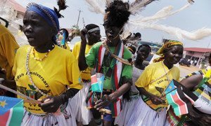 Festivities underway in Juba as South Sudan prepares for its independence on 9 July 2011
