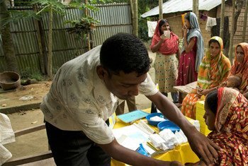 Vaccination contre le tétanos maternel et néonatal. Photo : UNICEF