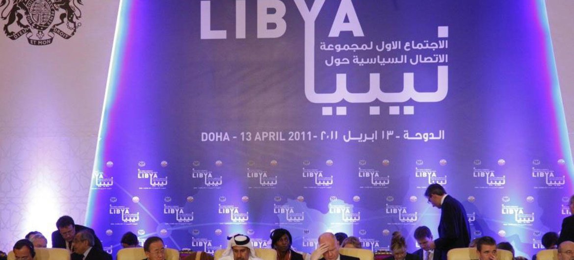 Première réunion du Groupe de contact sur la Libye le 13 avril 2011.
