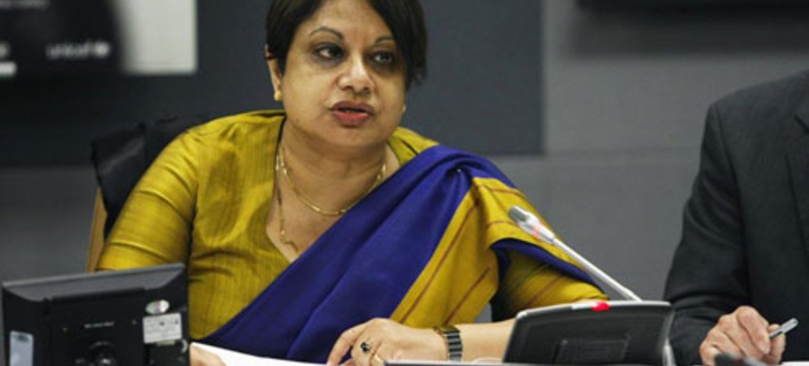 Special Representative Radhika Coomaraswamy.