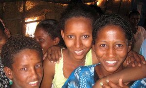 Eritrean children at Shagarab camp in eastern Sudan (2010).