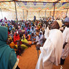 Darfur Drama actors perform at El Srief as part of an outreach activity organized by UNAMID