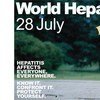 Carte-postale pour la Journée mondiale contre l’hépatite.