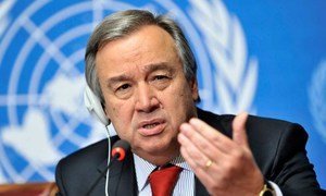 Antonio Guterres, Haut commissaire des Nations Unies pour les réfugiés.