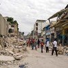 Damage in Haiti following the earthquake on 12 January 2010