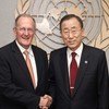 General Assembly President Joseph Deiss and Secretary-General Ban Ki-moon