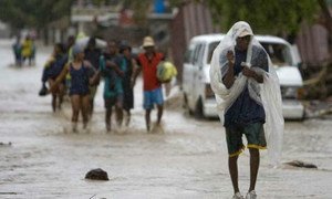 Hurricane Irene caused flooding and lanslides in Haiti