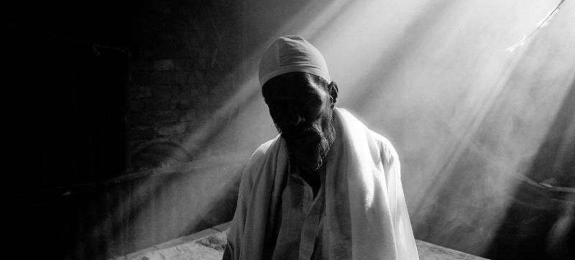 In Search of Identity: an ailing 75-year-old Bihari sits alone in his room in a camp in Bangladesh