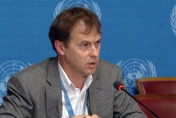 Rupert Colville, porte-parole de la Haut commissaire des Nations Unies aux droits de l'homme.