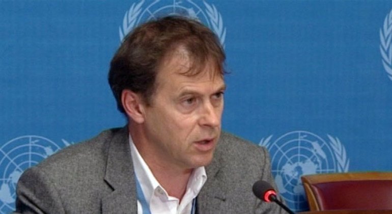 Rupert Colville, porte-parole de la Haut commissaire des Nations Unies aux droits de l'homme.