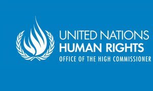 Logo du Bureau du Haut Commissariat des Nations Unies aux droits de l'homme.