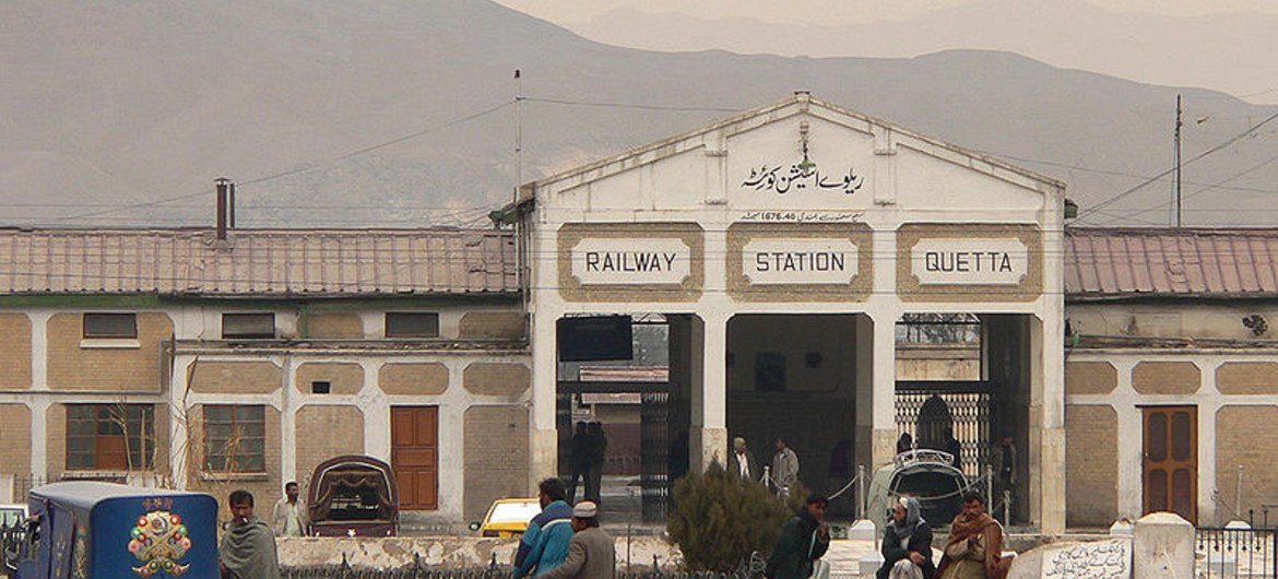 Quetta Railway Station in Pakistan