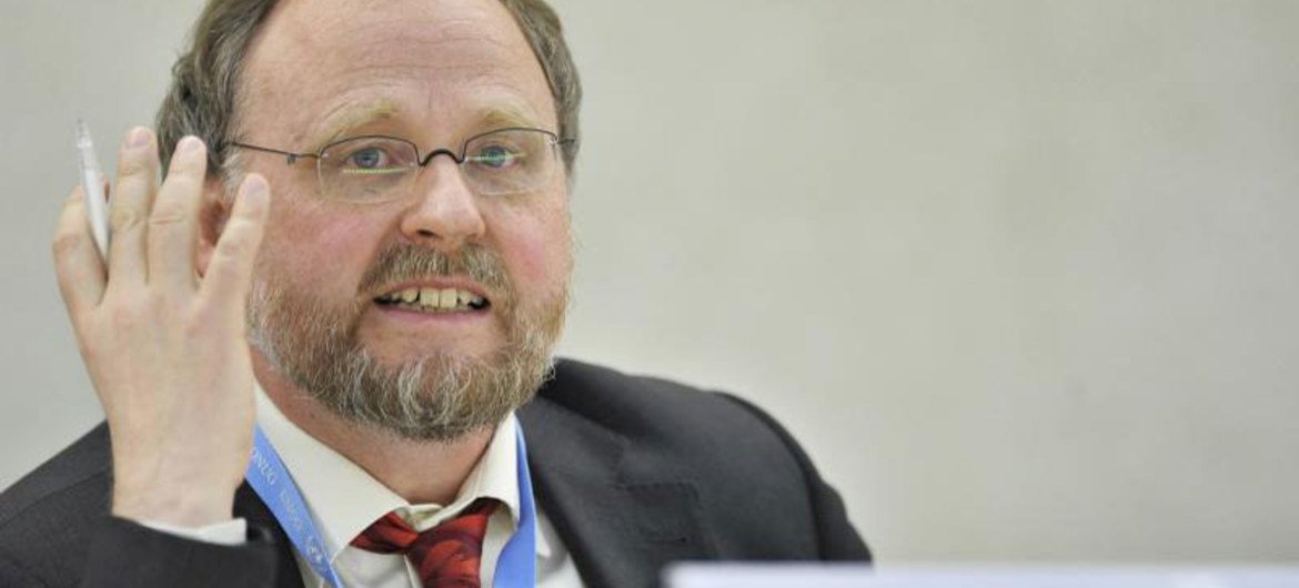 Special Rapporteur on the freedom of religion or belief Heiner Bielefeldt.
