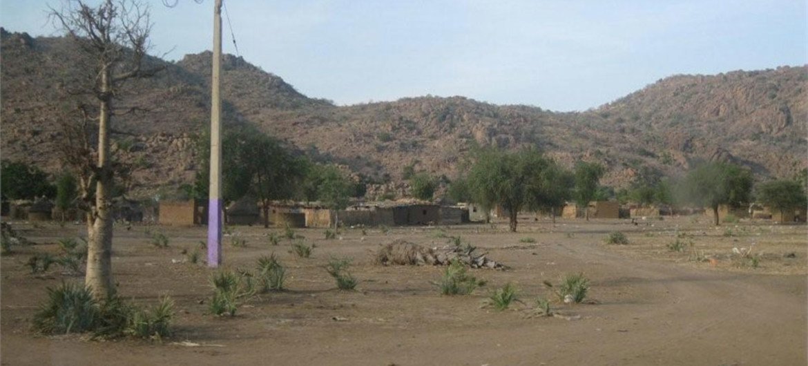 A view of the Nuba Mountains in the state of Southern Kordofan