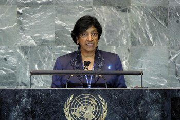 La Haut Commissaire des Nations Unies aux droits de l'homme, Navi Pillay.