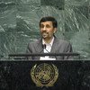 Le Président Mahmoud Ahmadinejad d'Iran.