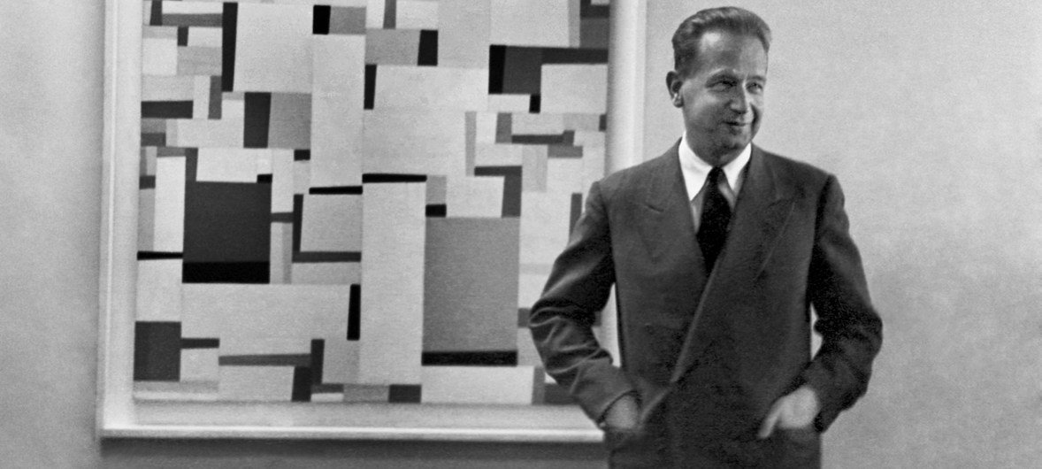 Former UN Secretary-General Dag Hammarskjöld in March 1954.