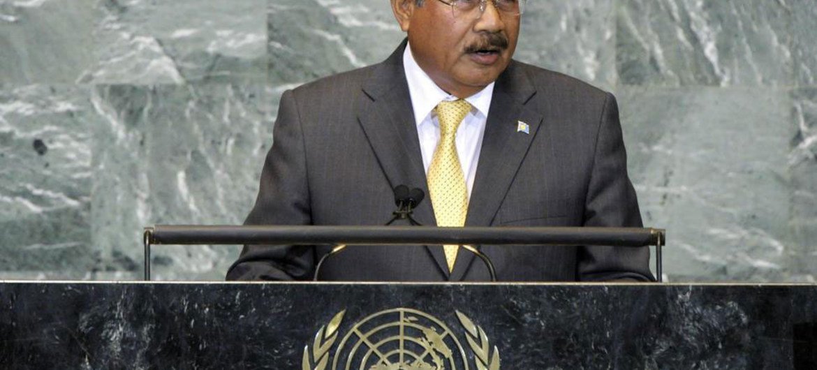 President of Palau Johnson Toribiong