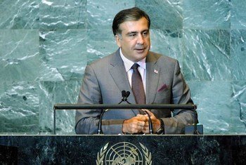 President Mikheil Saakashvili of Georgia