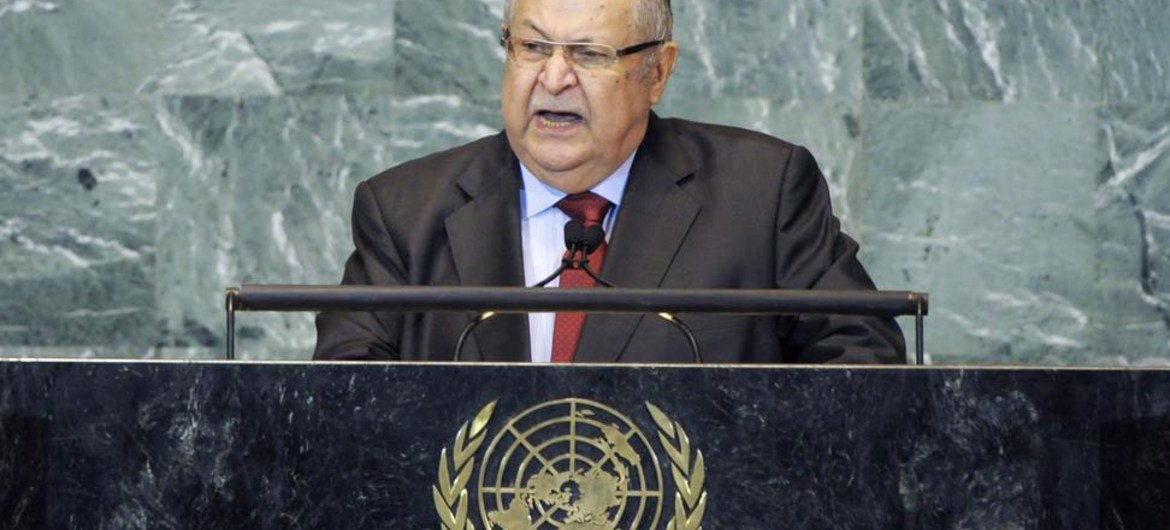 Le Président Jalal Talabani d'Iraq.