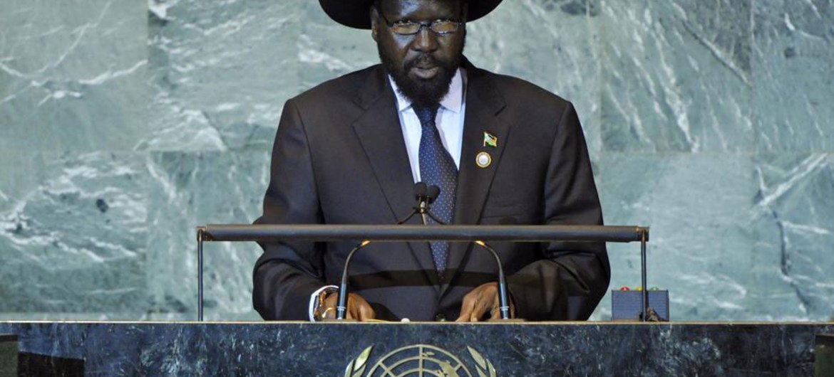 Le Président Salva Kiir du Soudan du Sud.