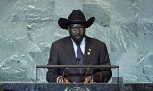 Le Président Salva Kiir du Soudan du Sud.