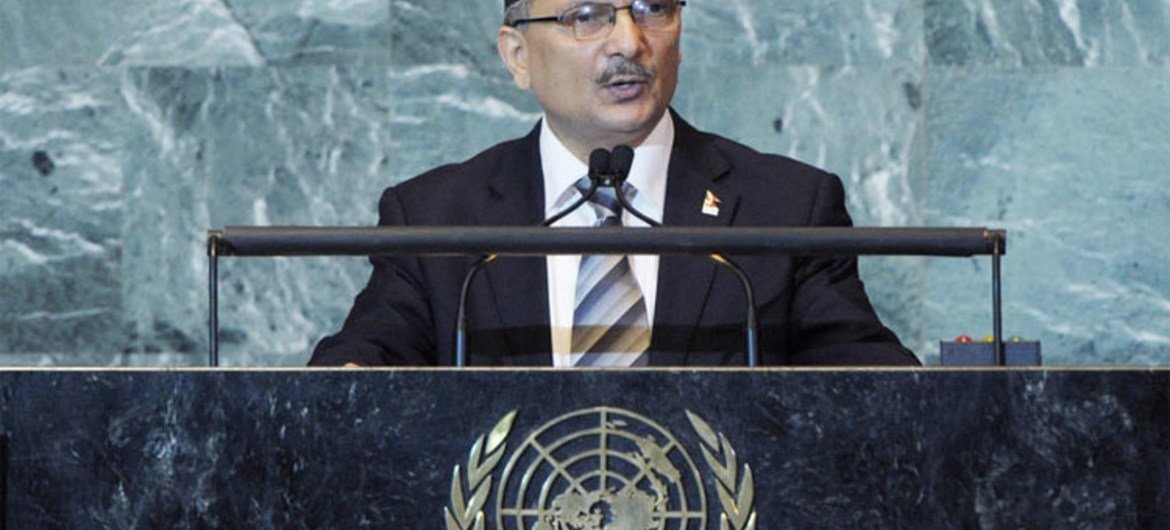 Prime Minister Baburam Bhattarai of the Federal Democratic Republic of Nepal