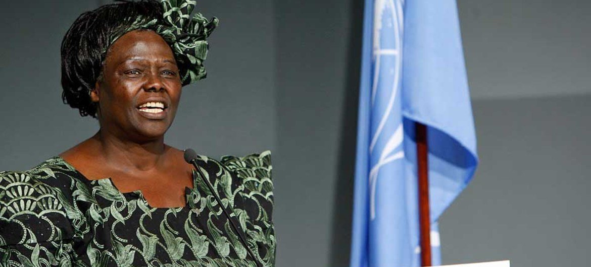 Wangari Maathai.