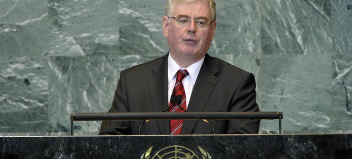 Deputy Prime Minister Eamon Gilmore of Ireland