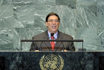 Foreign Minister Bruno Rodríguez Parrilla of Cuba.