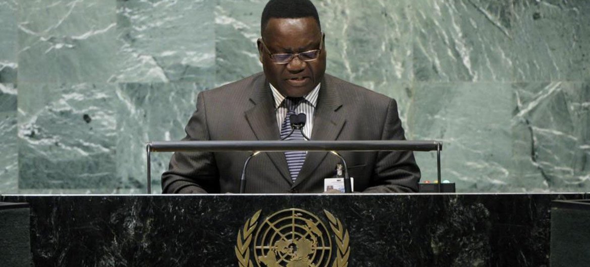 Le Ministre des affaires étrangères de République centrafricaine, Antoine Gambi.