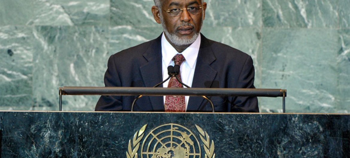 Le Ministre des affaires étrangères du Soudan, Ali Ahmed Karti.