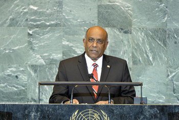 Foreign Minister Surujrattan Rambachan of Trinidad and Tobago