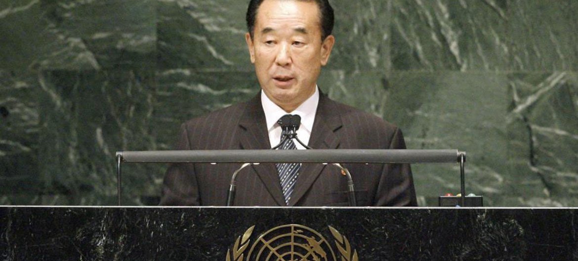 Deputy Foreign Minister Pak Kil Yon of the Democratic People’s Republic of Korea