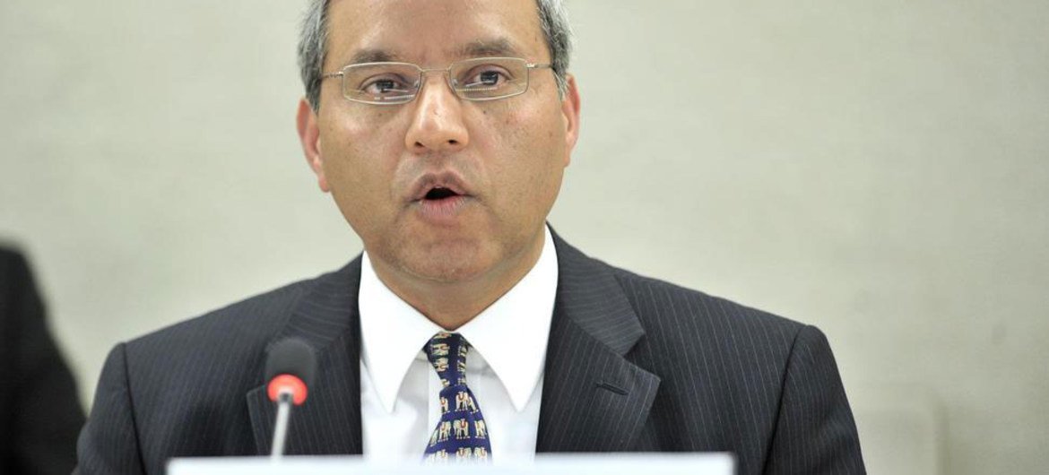 Surya P. Subedi, Special Rapporteur on the Situation of Human Rights in Cambodia.