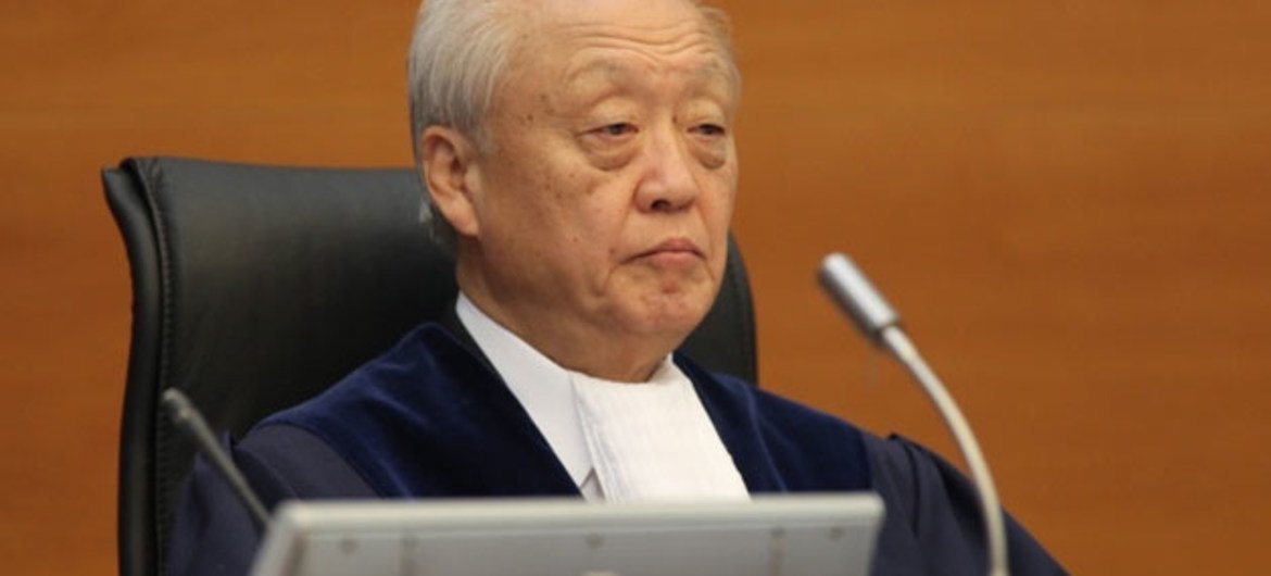 Judge Shunji Yanai of Japan, President of the International Tribunal for the Law of the Sea