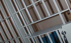 les barreaux d'une cellule de prison.