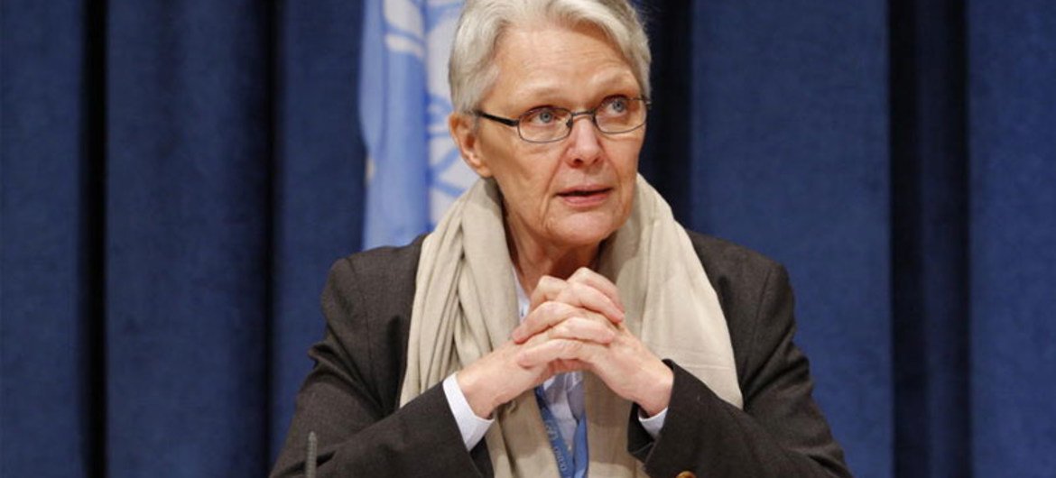 Margareta Wahlström, Assistant Secretary-General for Disaster Risk Reduction.