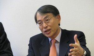 Le Président de la Cour pénale internationale (CPI) Sang-Hyun Song.