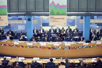 World Food Day ceremony at FAO headquarters in Rome