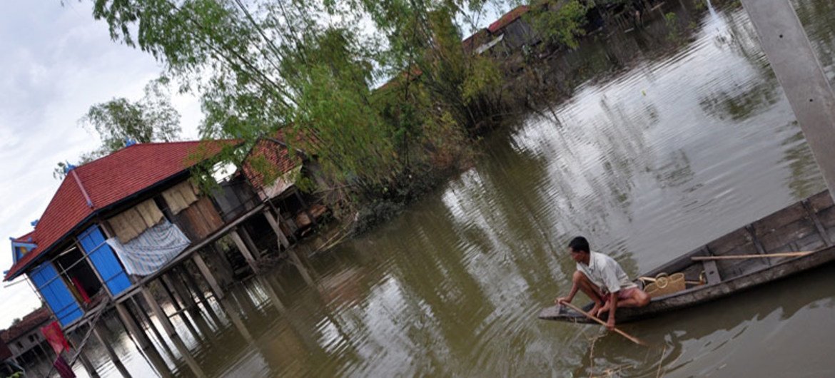 More than a million people have been affected due to heavy flooding in Cambodia