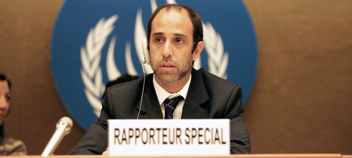 Le Rapporteur spécial des Nations Unies sur la situation des droits de l’homme au Myanmar, Tomás Ojea Quintana. Photo ONU/Pierre-Michel Virot