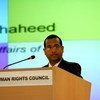 Special Rapporteur on the situation of human rights in Iran Ahmed Shaheed