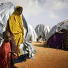 Des personnes déplacées dans la Corne de l'Afrique.